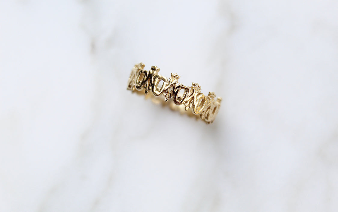Maria Auspice Ring in 14K Gold