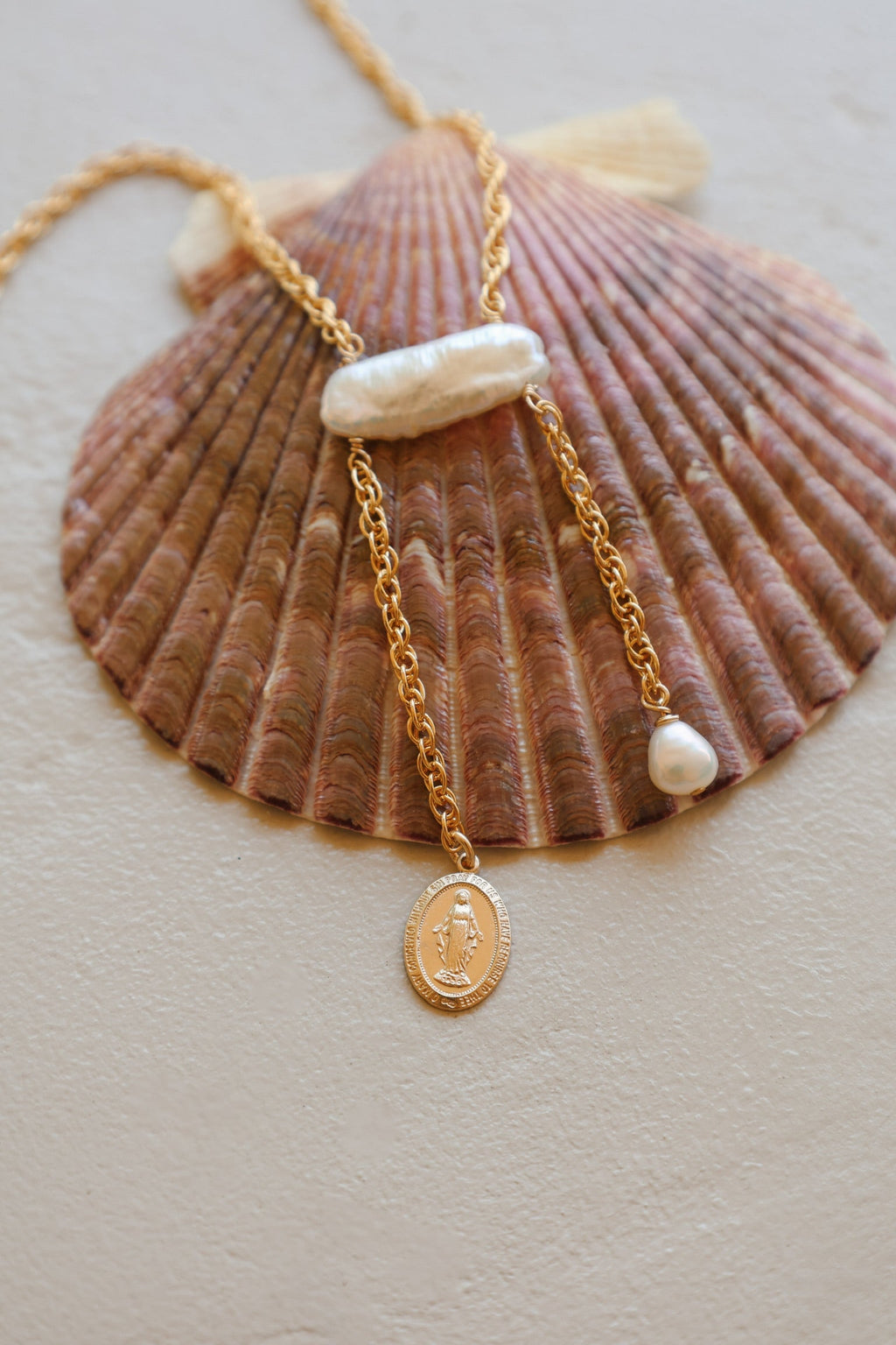 Juliettes Miraculous Medal necklace