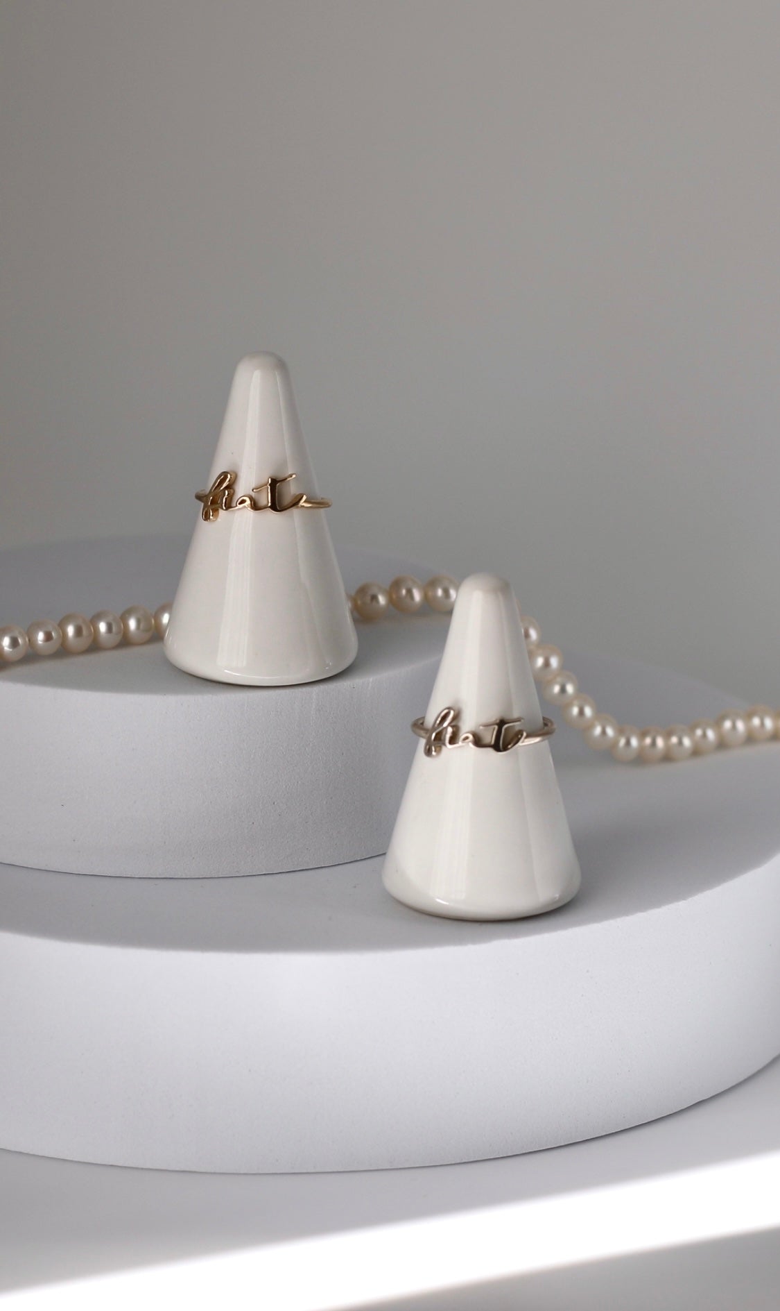 Fiat Ring in 14k Gold
