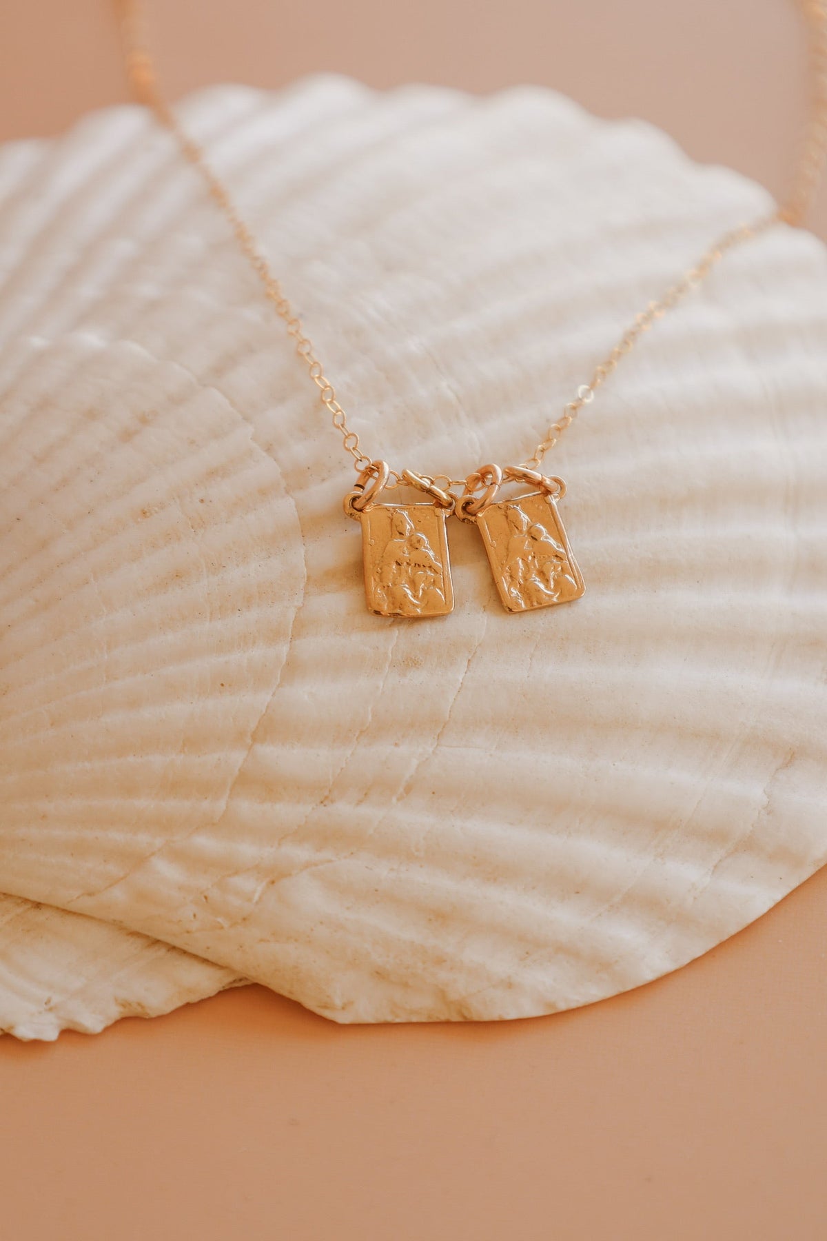 Gold Vermeil Scapular Necklace
