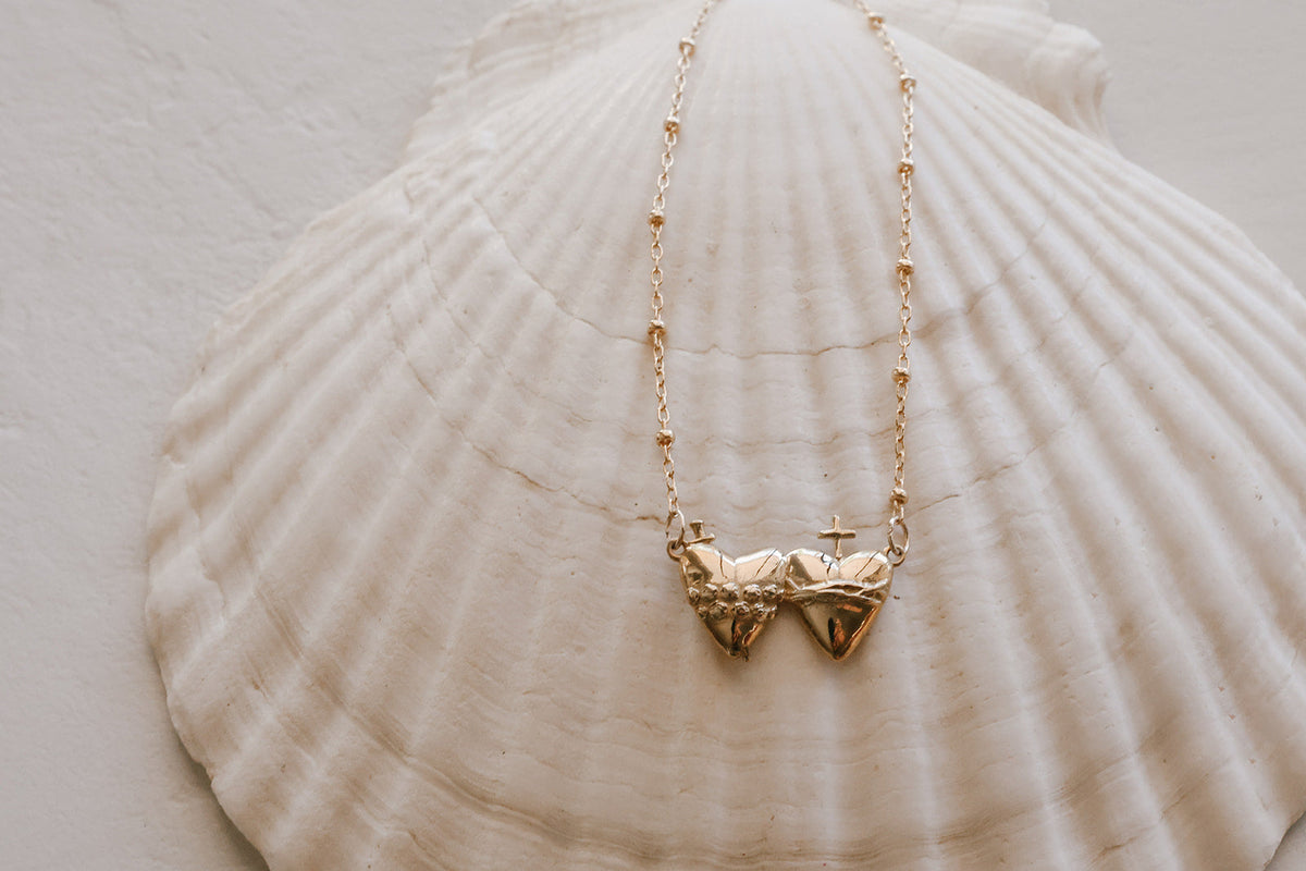 Sacred Heart and Immaculate Heart Bracelet *Made to Order*