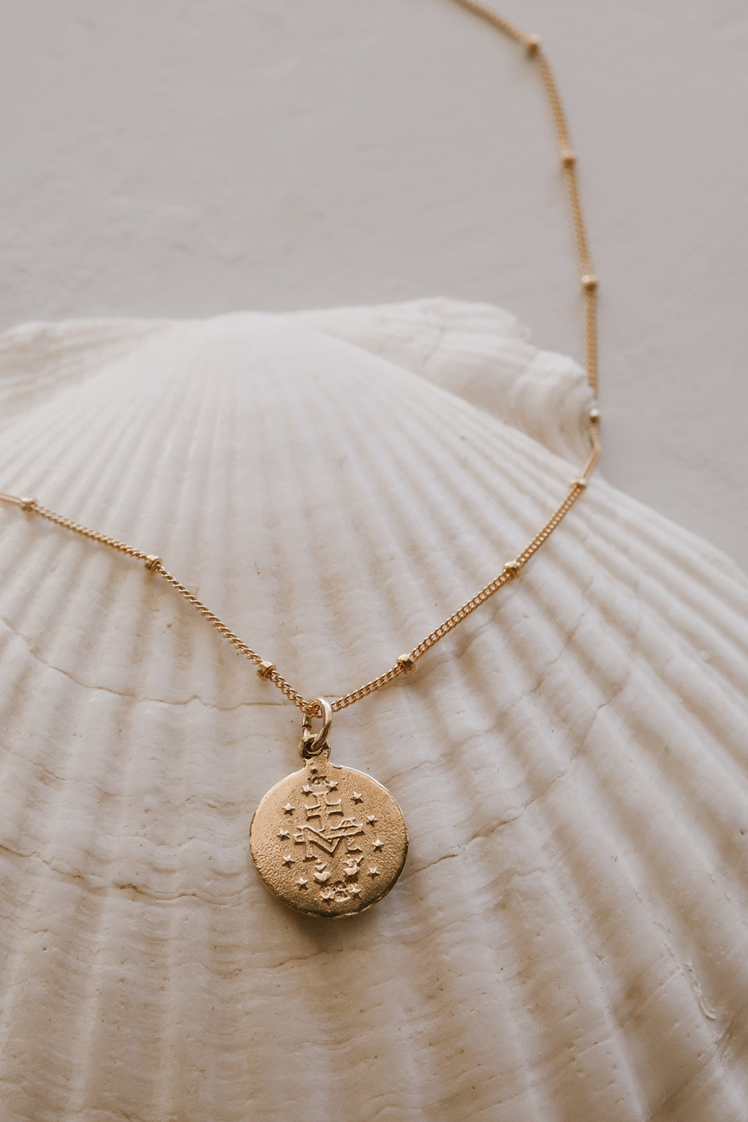 Round Miraculous Medal