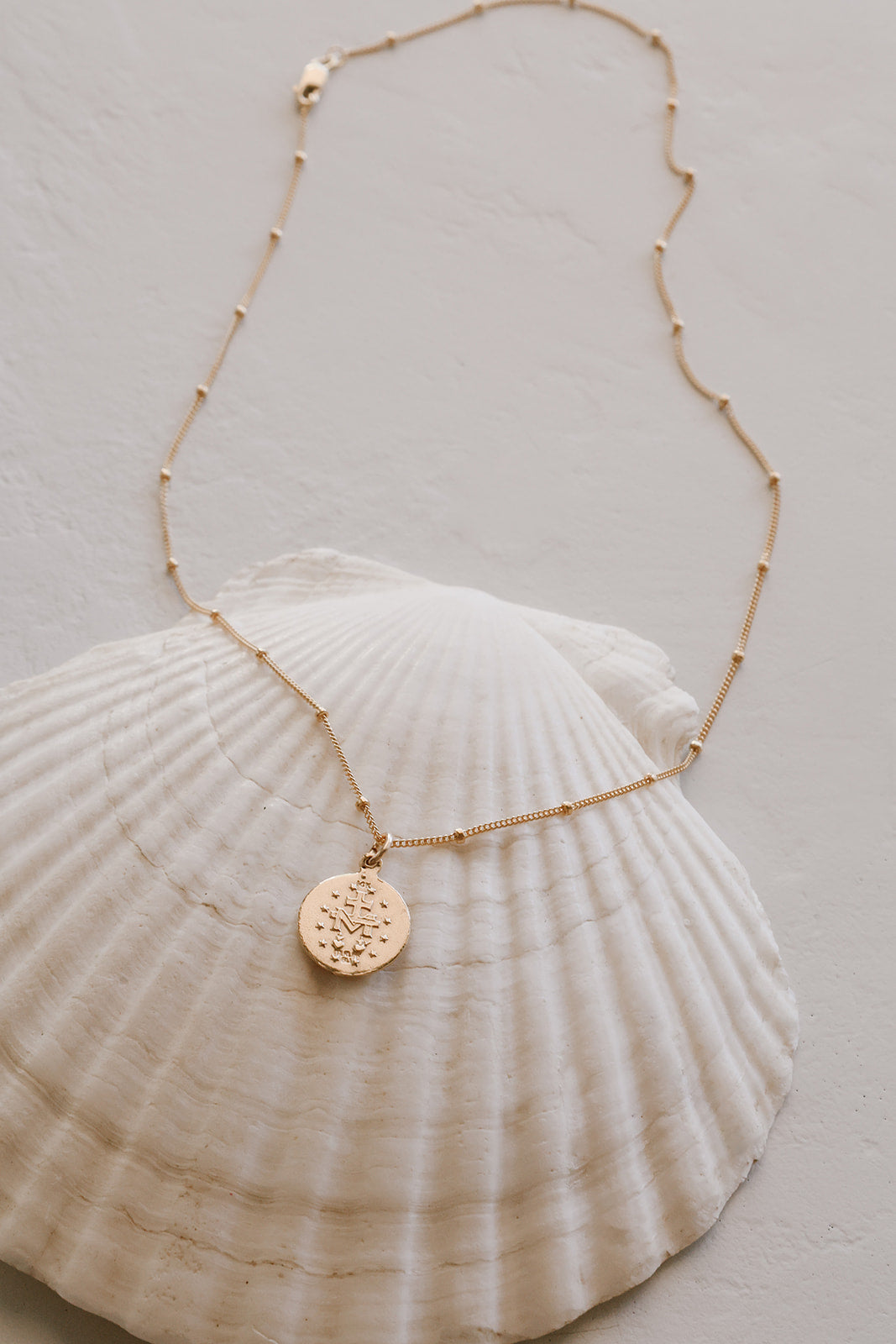 Round Miraculous Medal