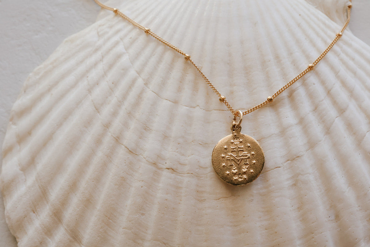 Round Miraculous Medal