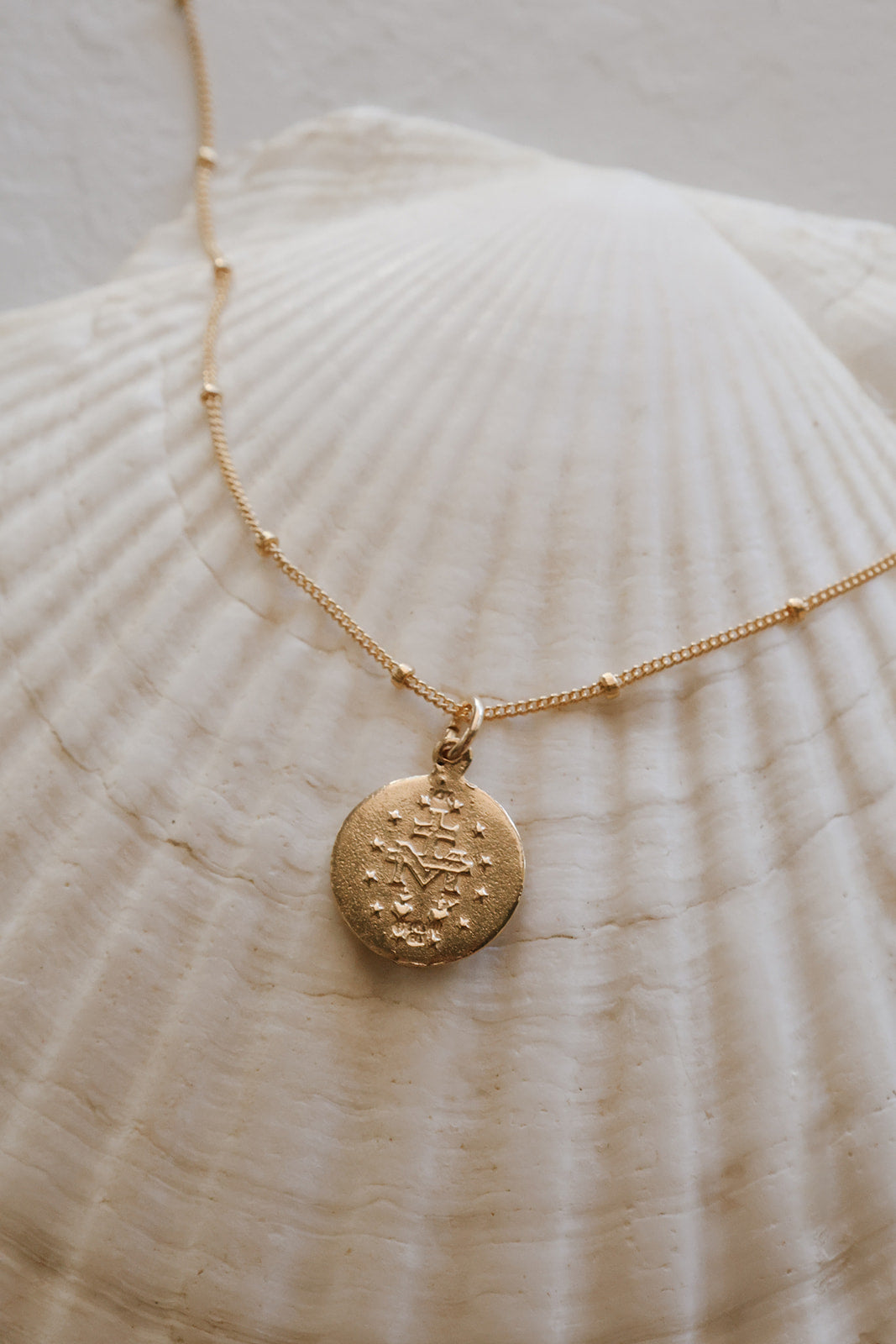 Round Miraculous Medal