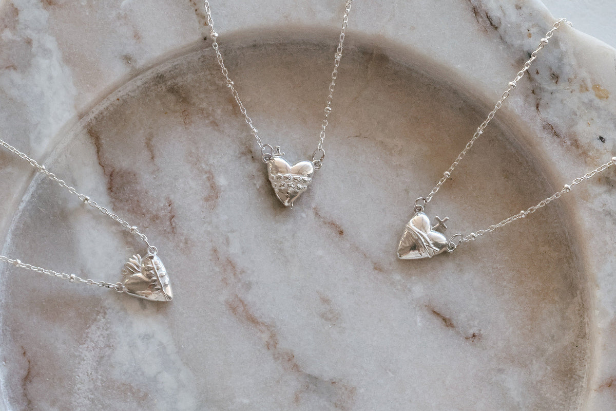 Chaste Heart of St. Joseph Bracelet in Sterling Silver