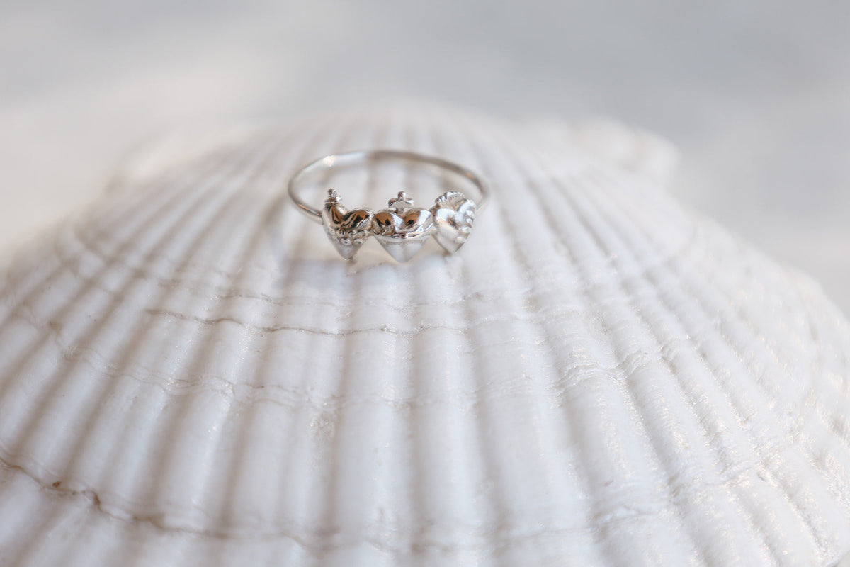 Holy Family Hearts® Ring in Sterling Silver