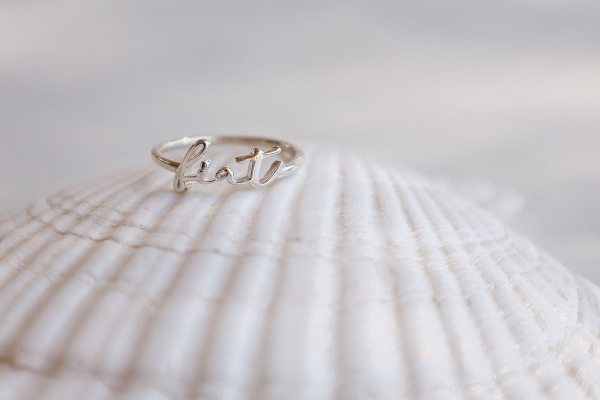 Fiat Ring in 925 Sterling Silver