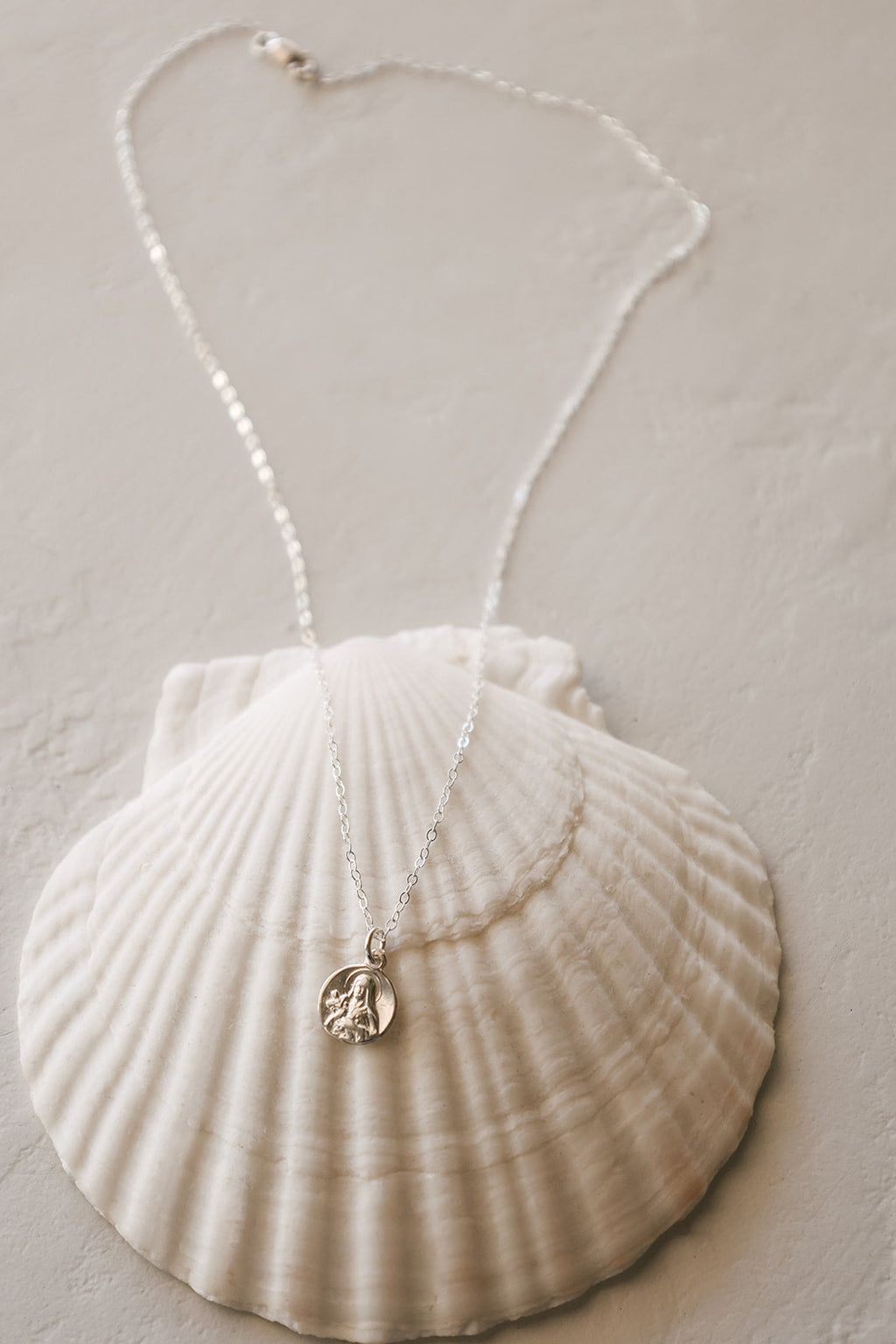 Little Saint Therese Necklace in Sterling Silver