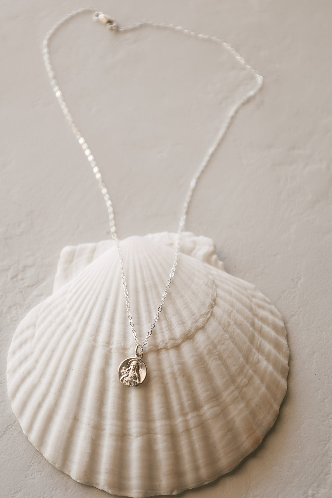 Little Saint Therese Necklace in Sterling Silver