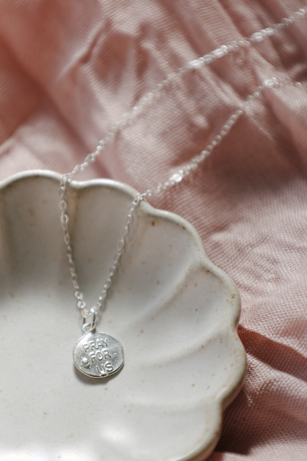 Little Saint Therese Necklace in Sterling Silver