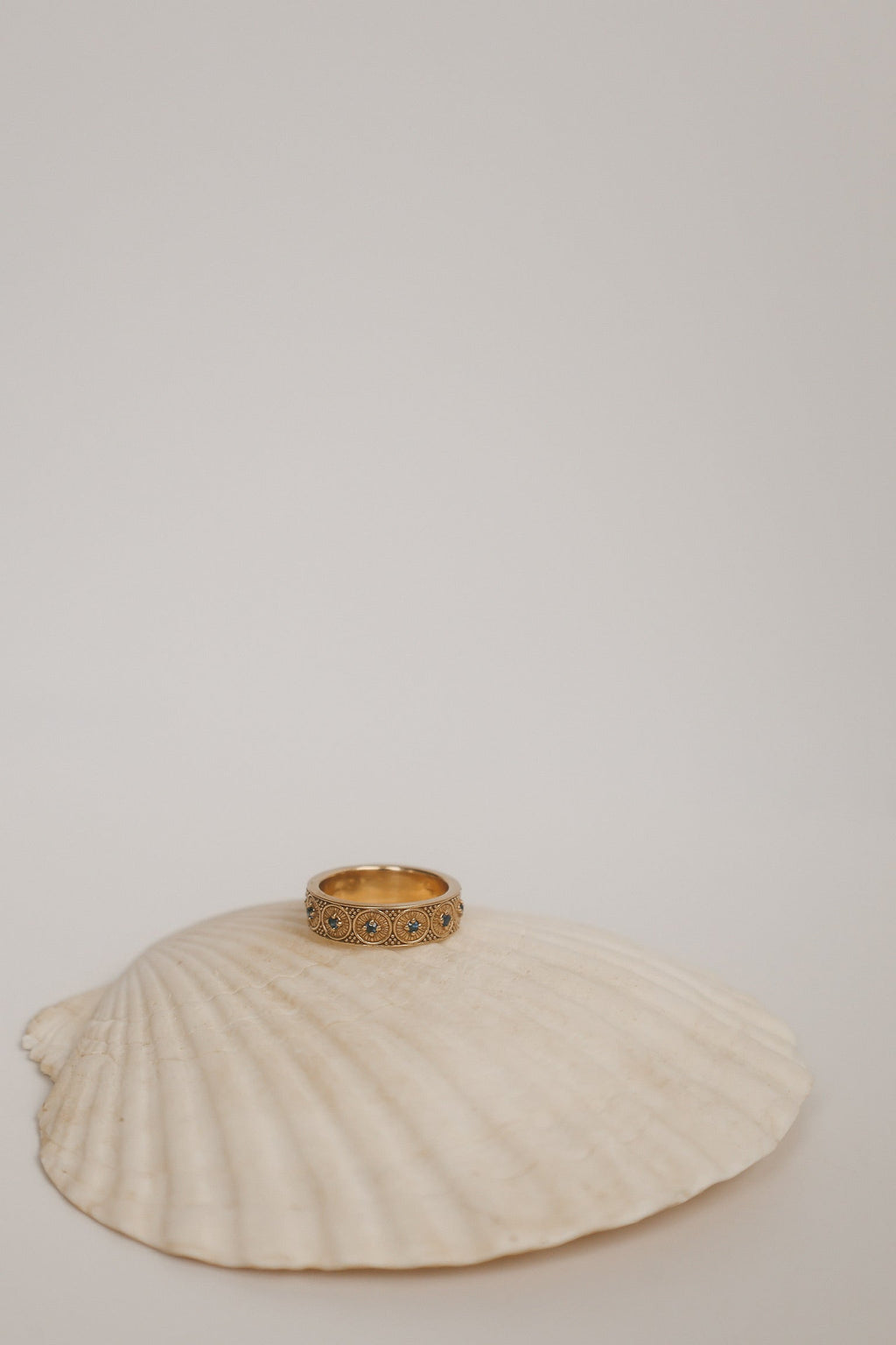 The Marielle Ring | 14k Gold & Sapphire