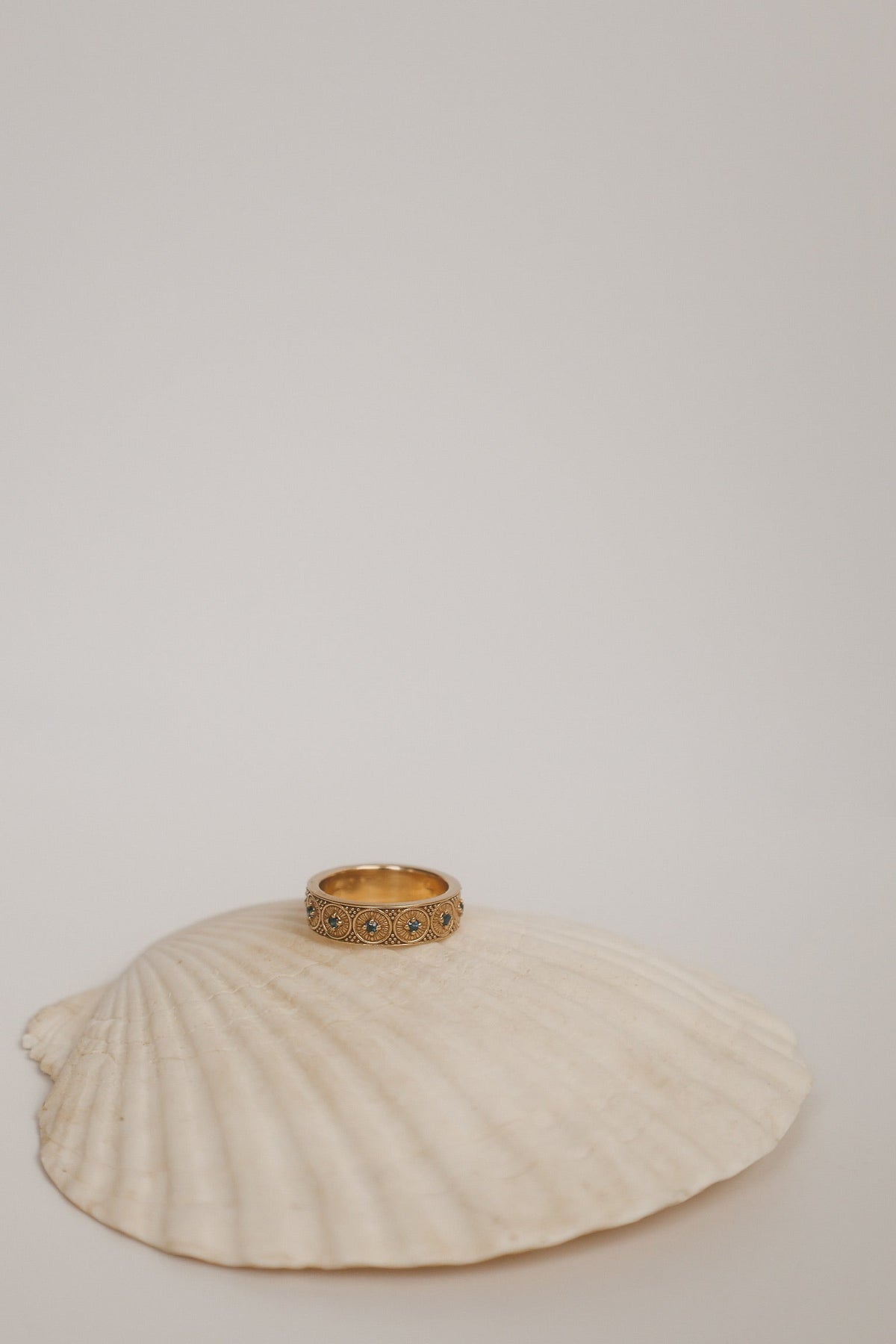 The Marielle Ring | 14k Gold & Sapphire