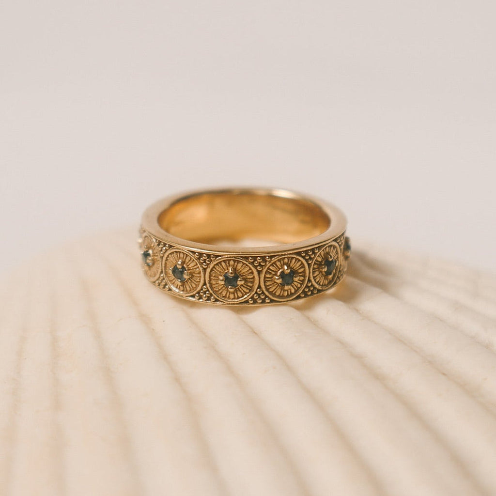 Marielle | Gold Vermeil & Sapphire