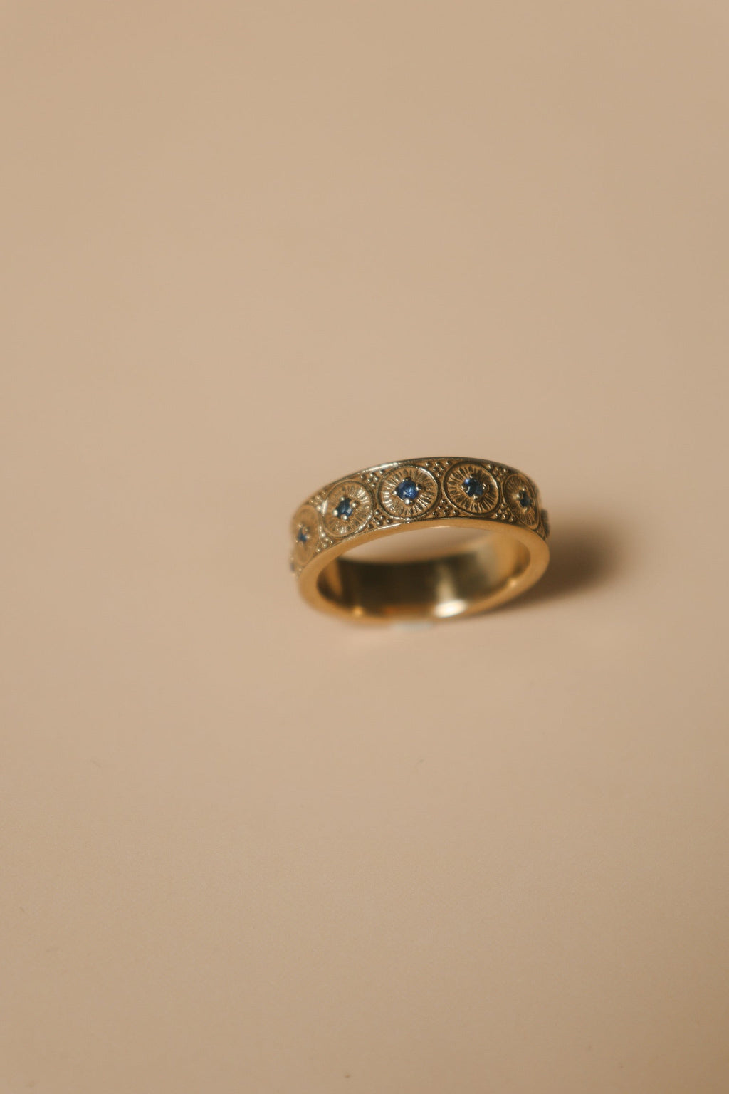 The Marielle Ring | 14k Gold & Sapphire
