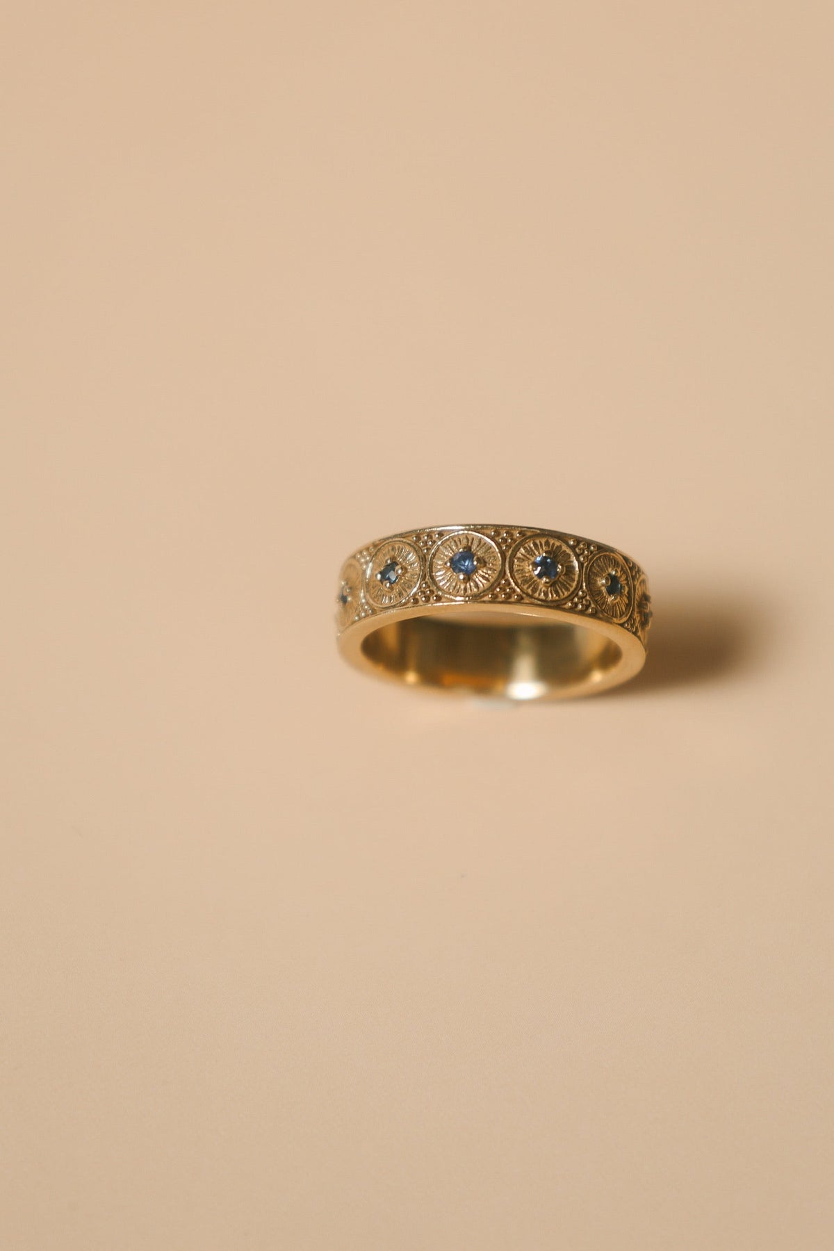 The Marielle Ring | 14k Gold & Sapphire