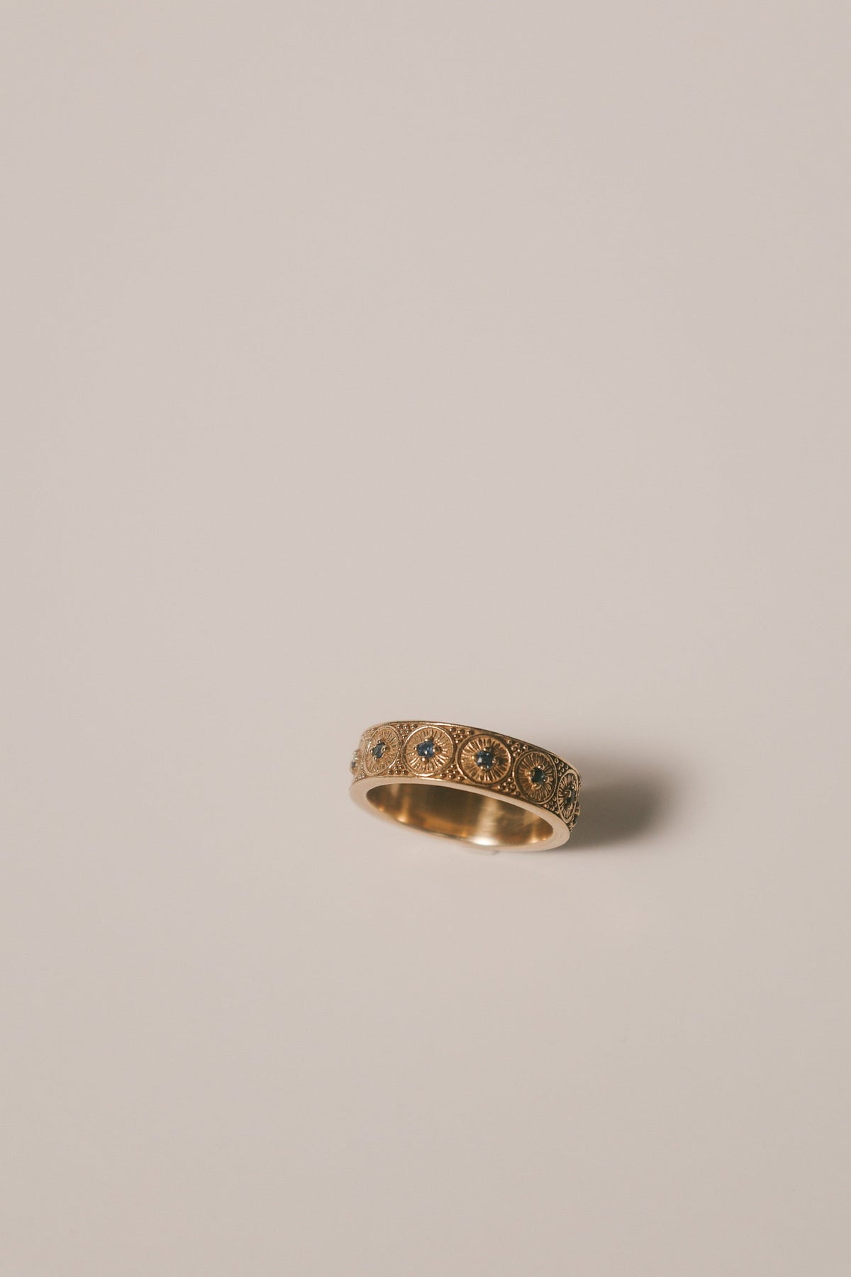 The Marielle Ring | 14k Gold & Sapphire
