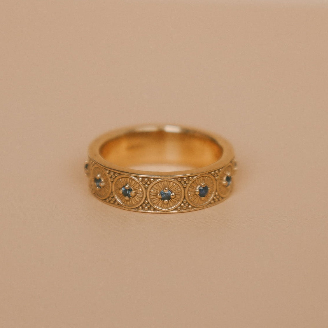 The Marielle Ring | 14k Gold & Sapphire