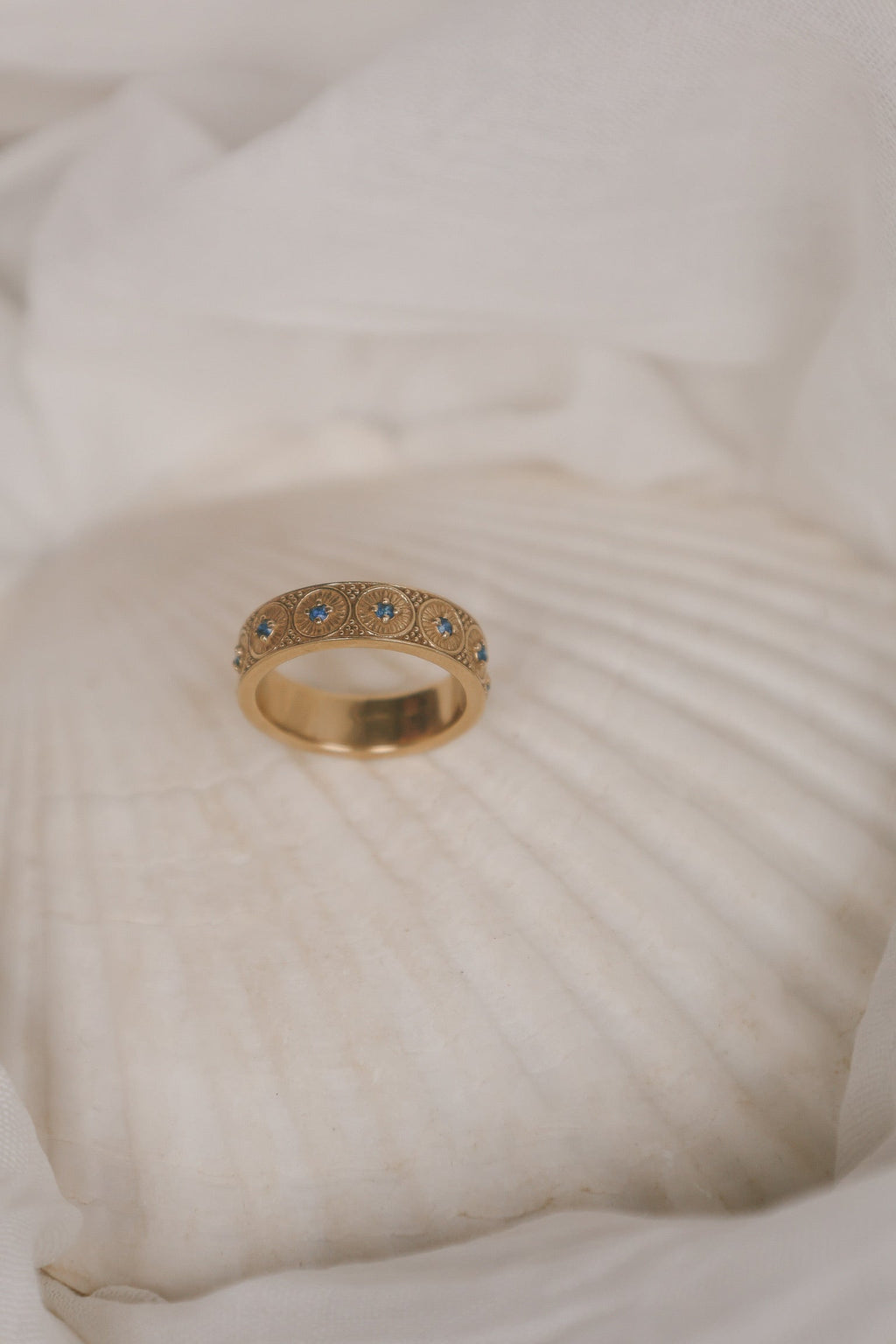 Marielle | Gold Vermeil & Sapphire