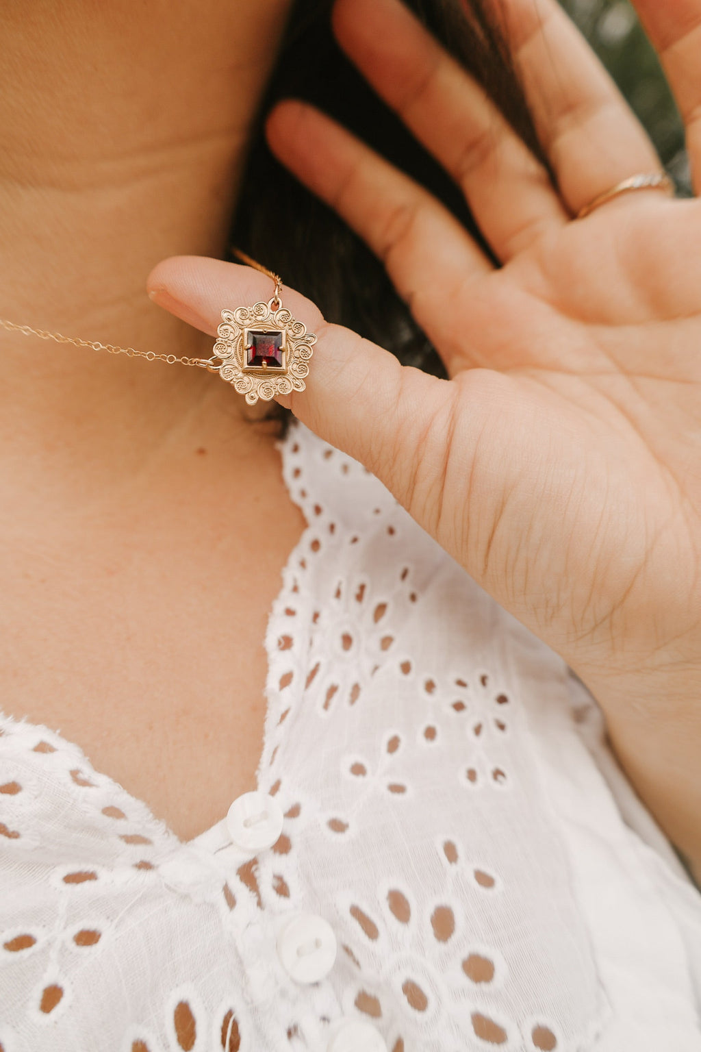 Dwell Necklace | Vermeil