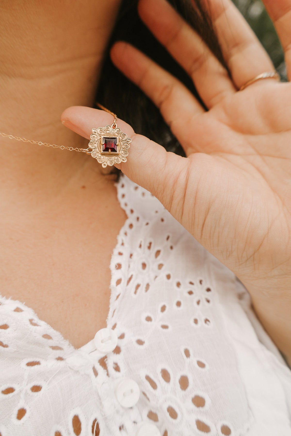 Dwell Necklace | Vermeil