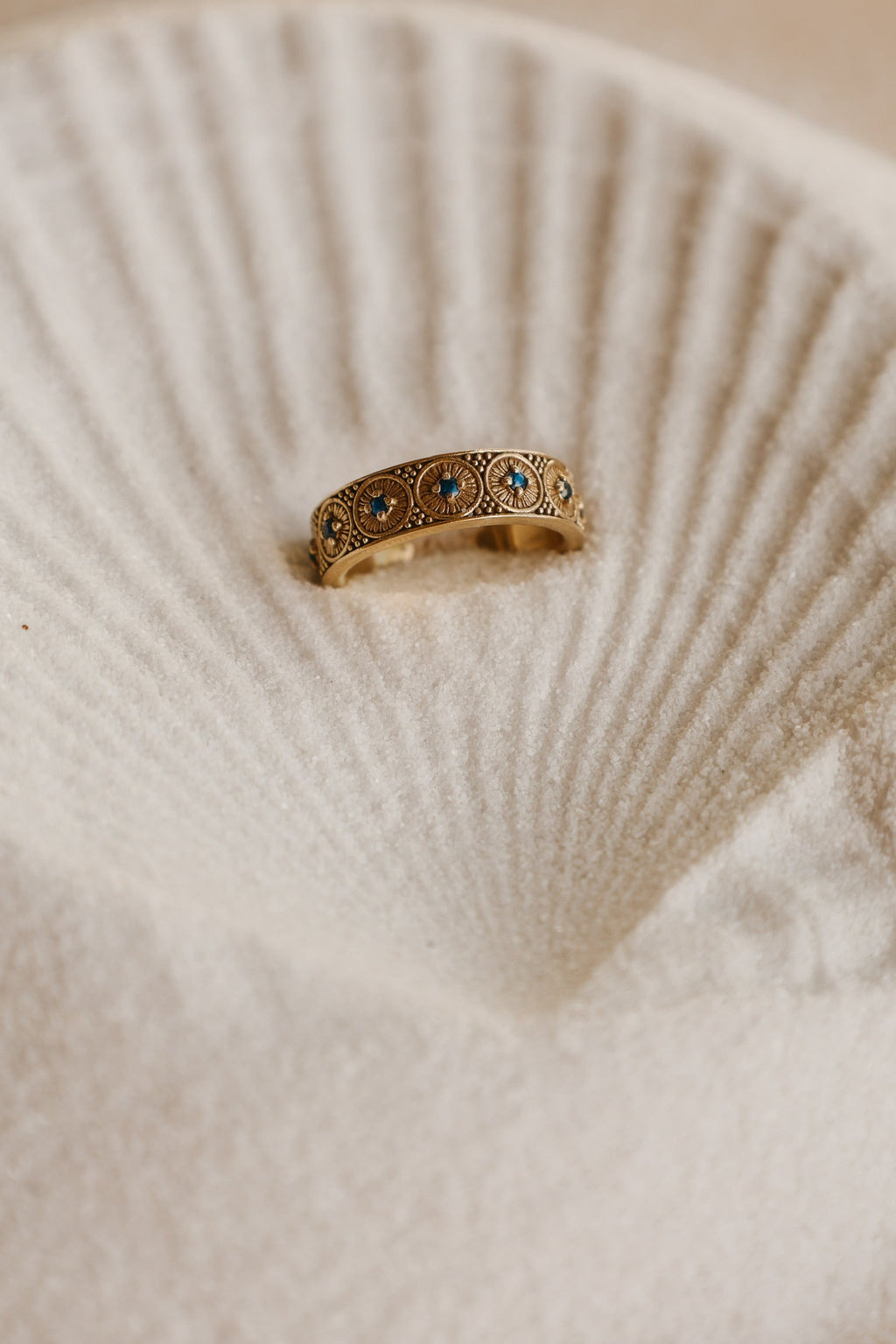 The Marielle Ring | 14k Gold & Sapphire