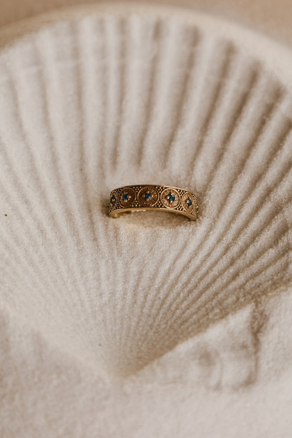 The Marielle Ring | 14k Gold & Sapphire