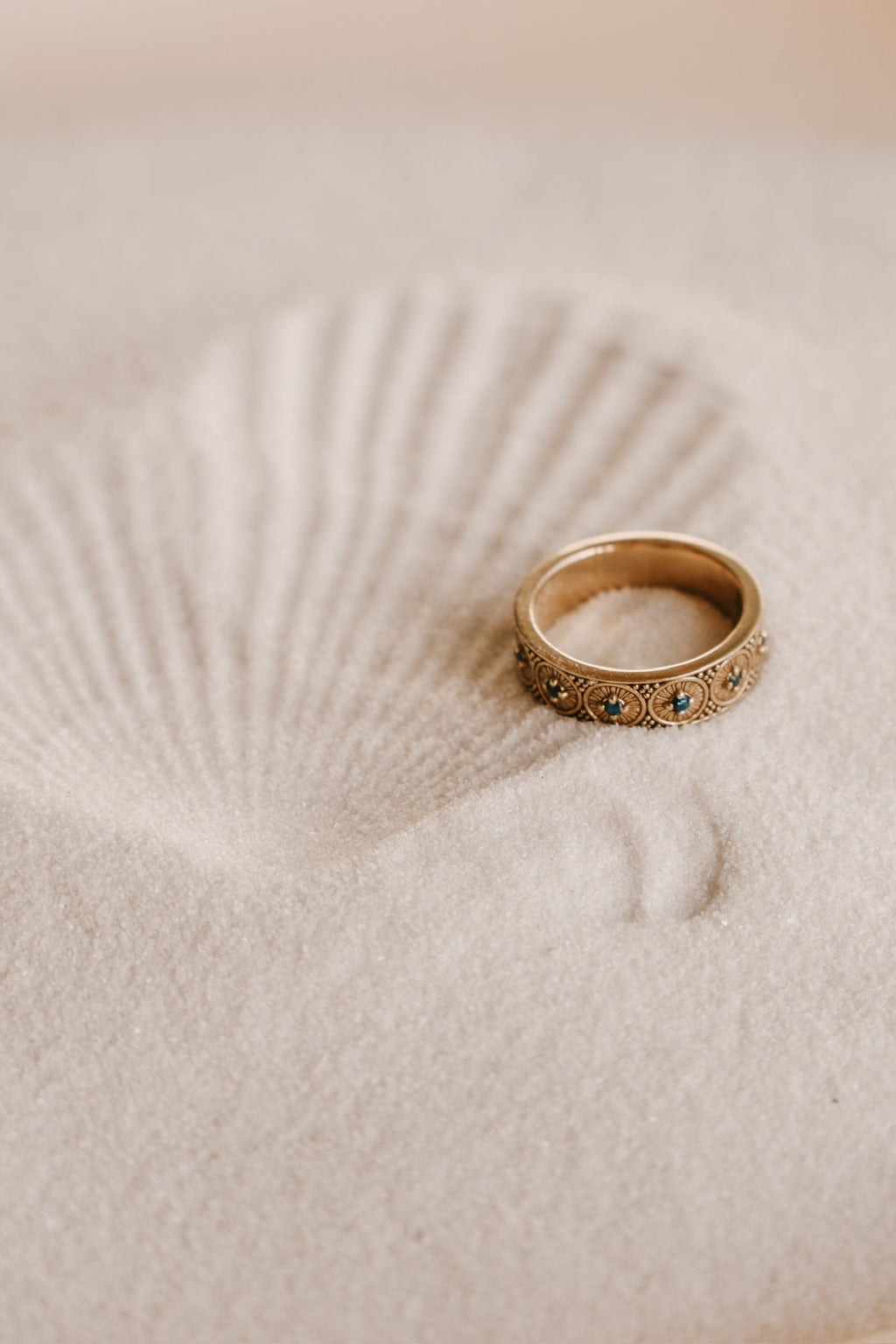 The Marielle Ring | 14k Gold & Sapphire