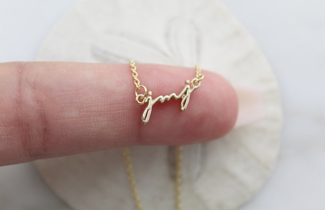 14K Gold JMJ Necklace