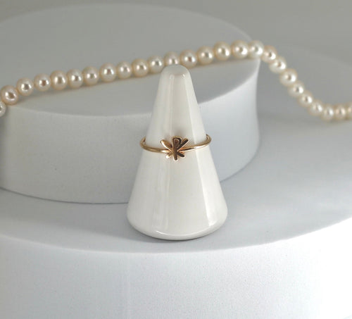 14k Gold Chi Rho Ring