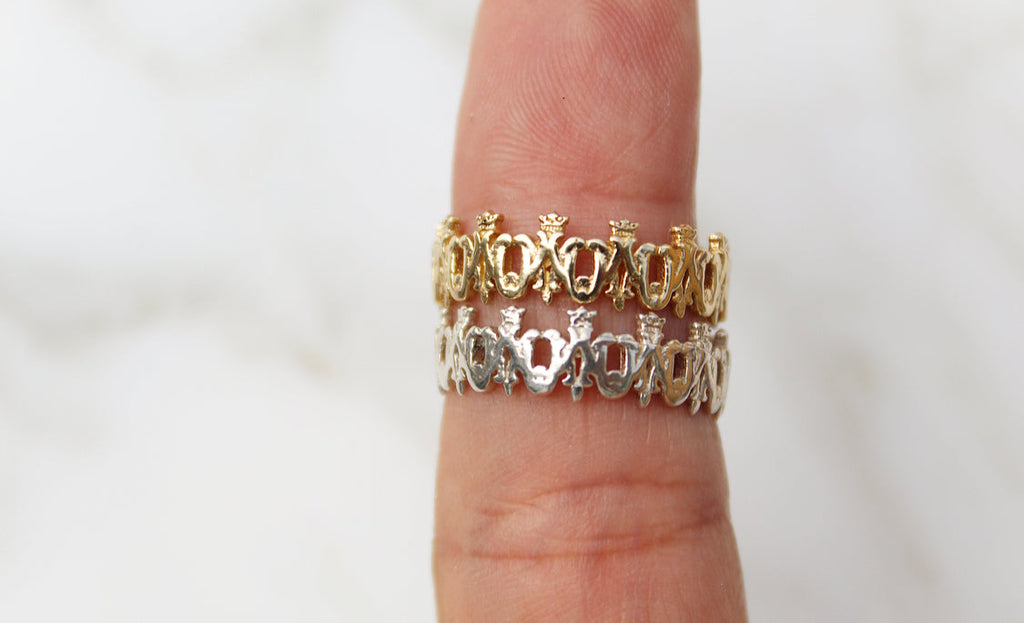 Maria Auspice Ring in 14K Gold