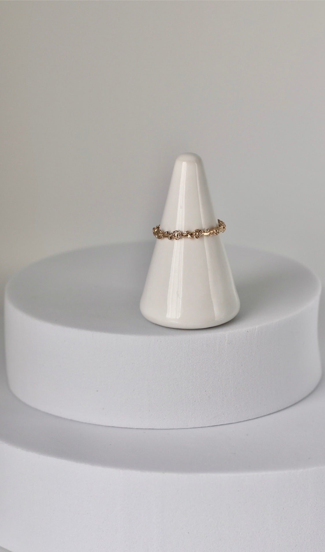 Mystical Rose Ring 14k Yellow Gold