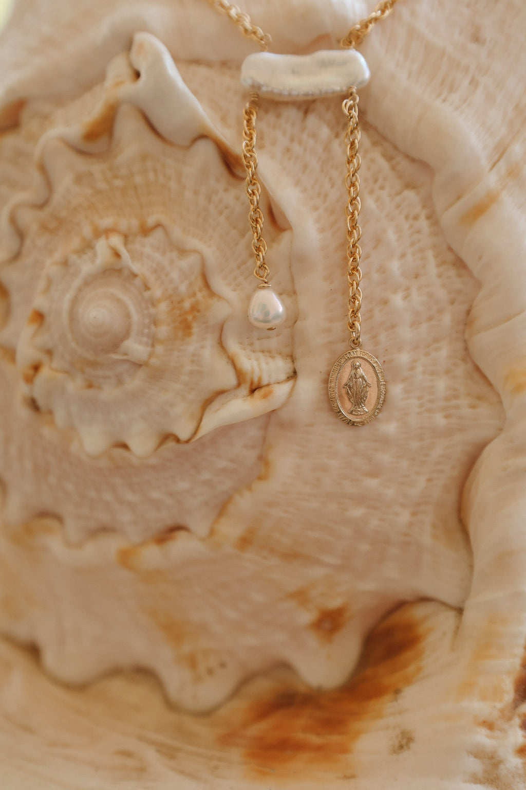 Little Juliette Miraculous Medal Necklace