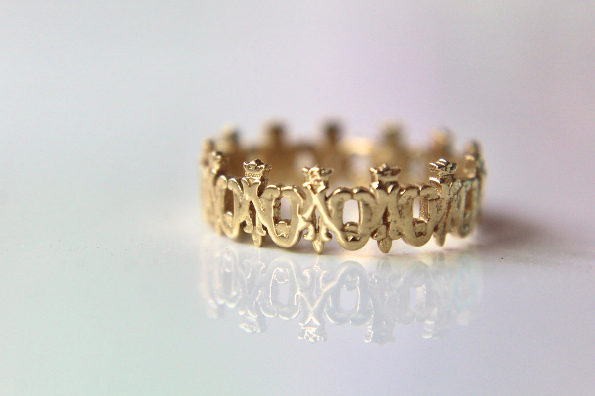 Maria Auspice Ring in 14K Gold