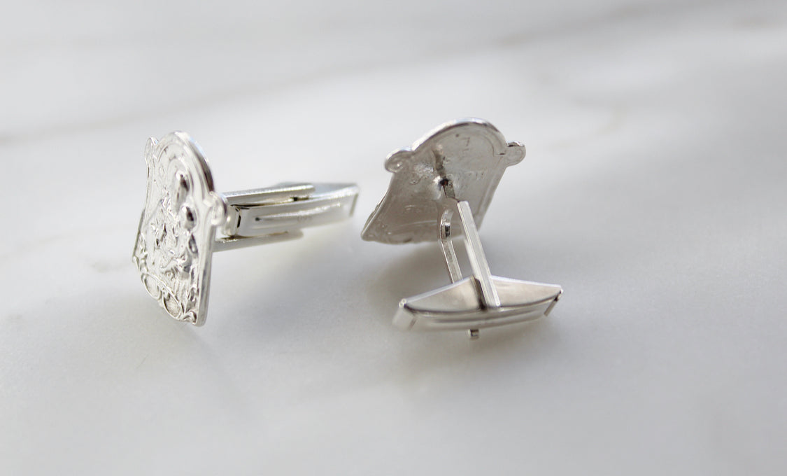 St. Joseph Cufflinks in 925 Sterling Silver