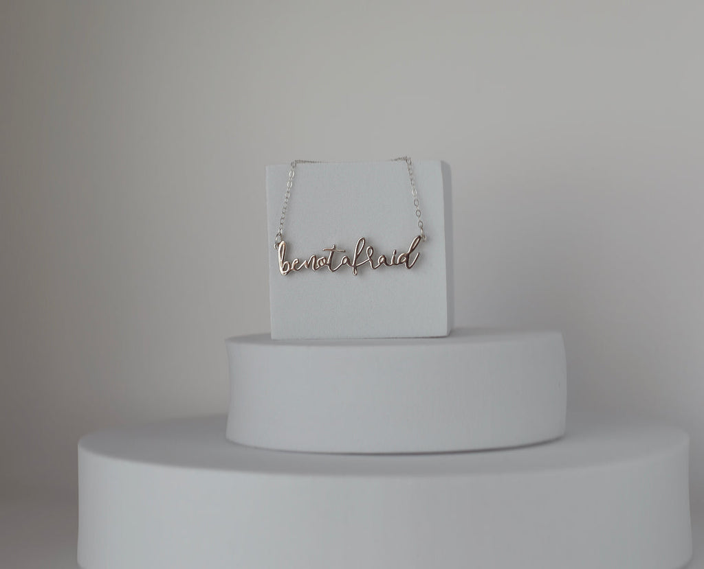 Be Not Afraid Necklace (Sterling Silver)