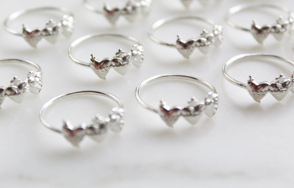 Holy Family Hearts® Ring in Sterling Silver