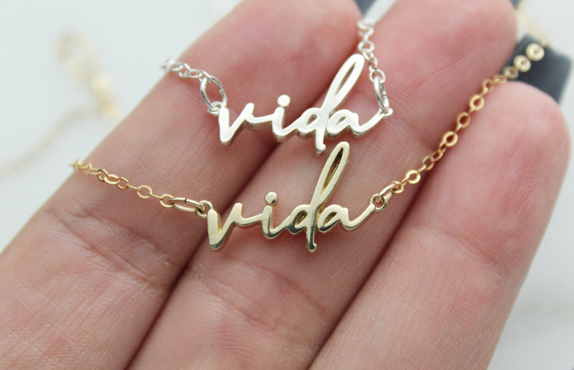 Vida Necklace in Sterling Silver