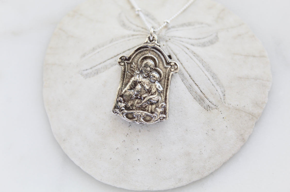 Saint Joseph Necklace|925 Sterling Silver