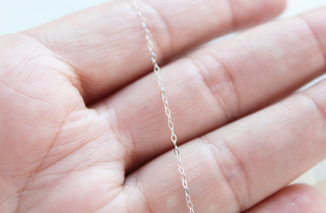 14k White Gold Chain Necklace *Final Sale*