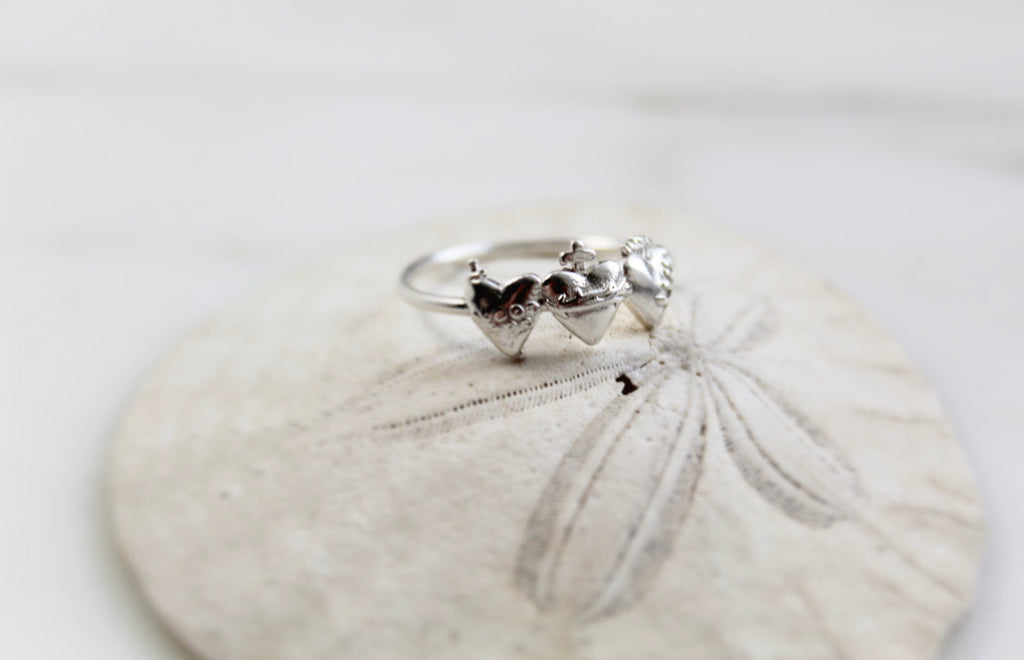 Holy Family Hearts® Ring in Sterling Silver