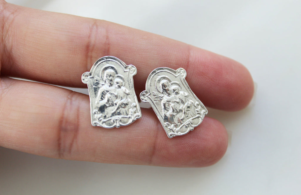 St. Joseph Cufflinks in 925 Sterling Silver