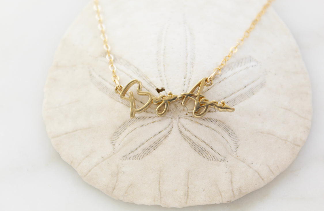 Begin Again necklace *Close Out*Final Sale Item.