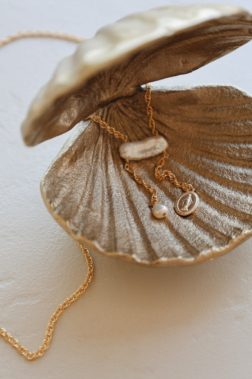 Juliettes Miraculous Medal necklace