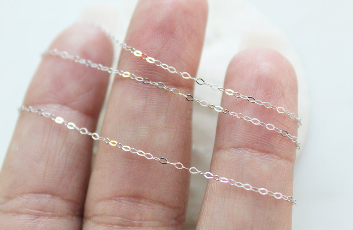 14k White Gold Chain Necklace *Final Sale*