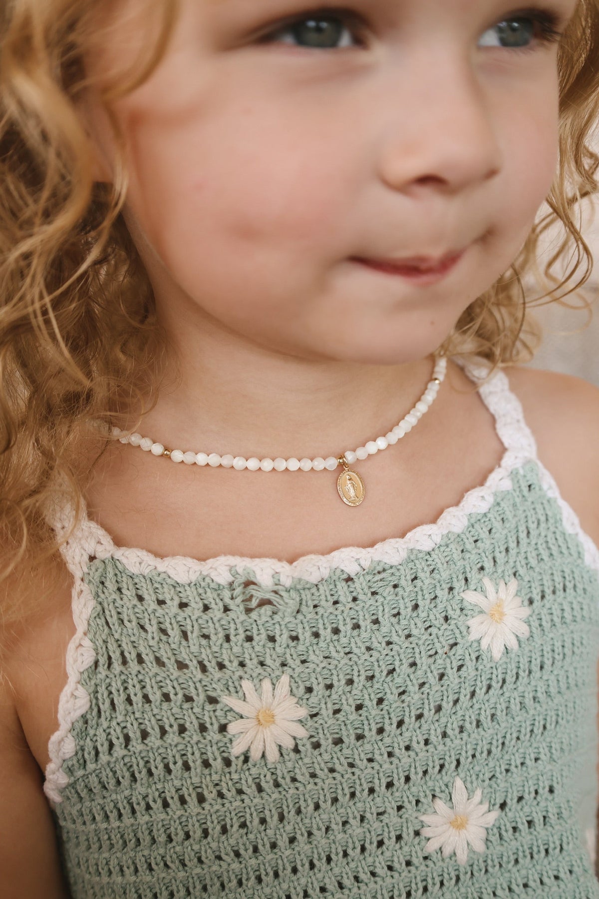 Little Eleanor's Miraculous Medal Necklace