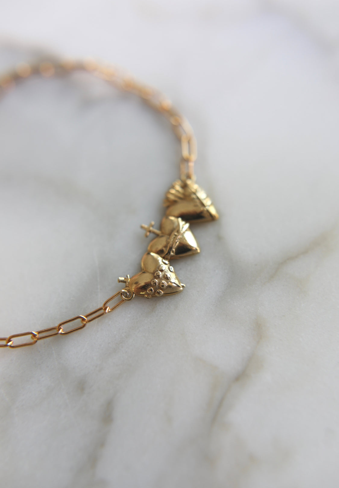 Holy Family Hearts® Bracelet - Paperclip