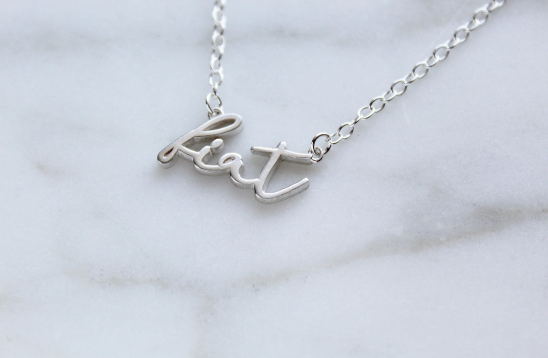 Fiat in Sterling Silver