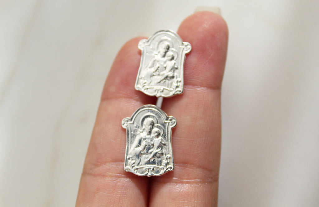 St. Joseph Cufflinks in 925 Sterling Silver
