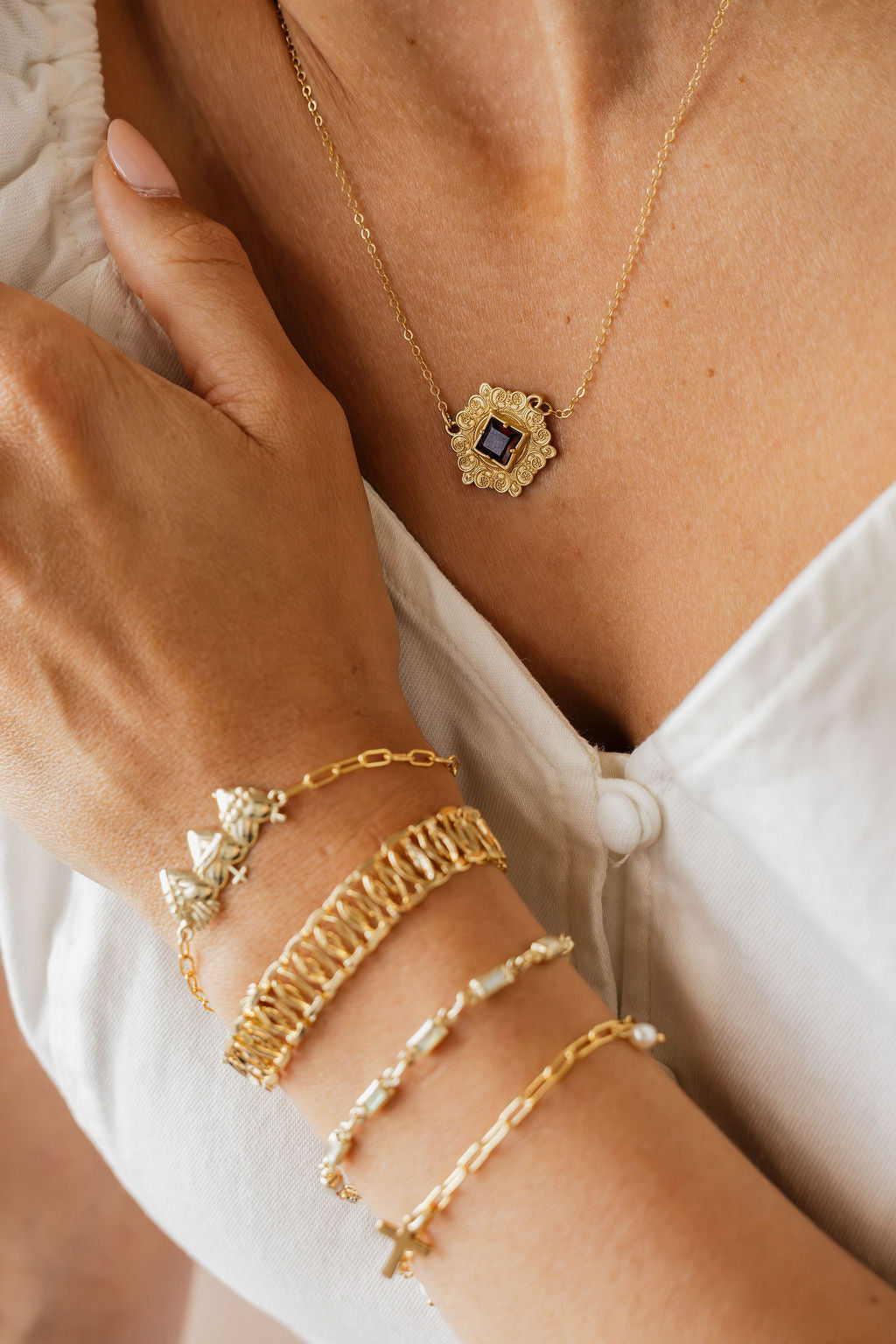 Dwell Necklace | Vermeil